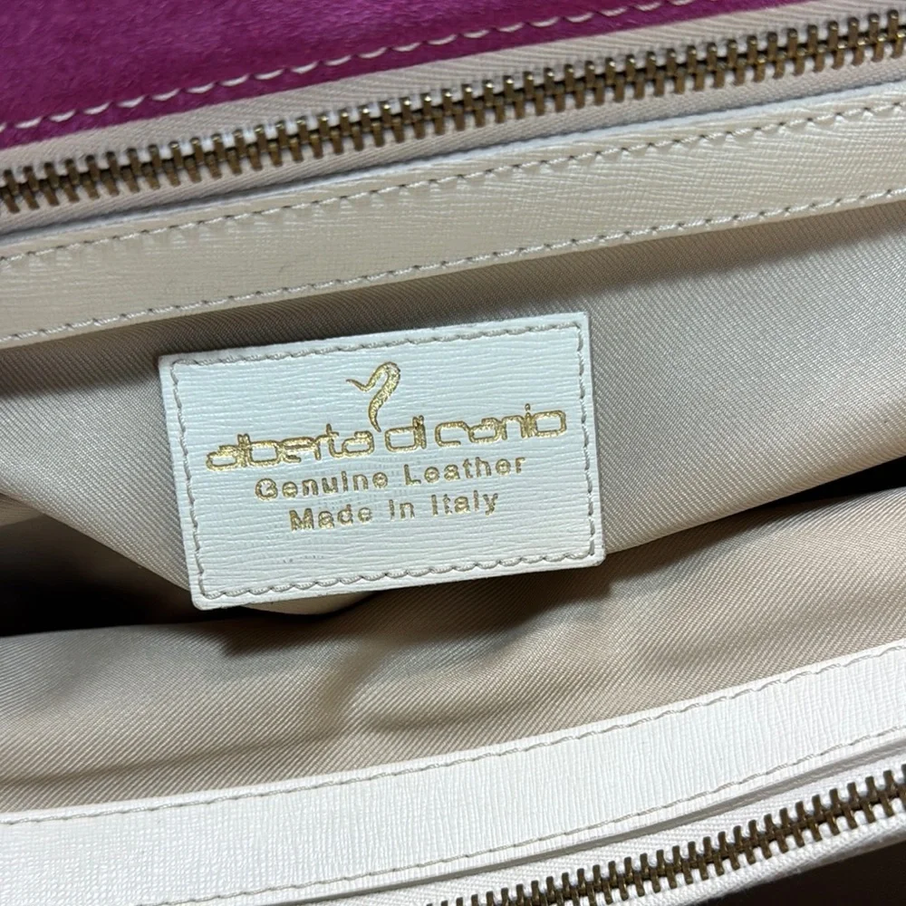 Alberto di Cario cram Leather Tote Bag